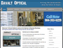 Tablet Screenshot of davaltoptical.com